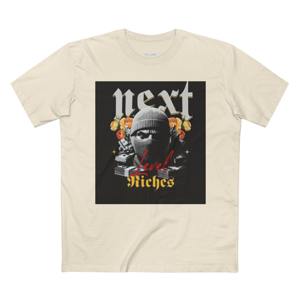 Next Level Riches Graphic Tee for Ambitious Men