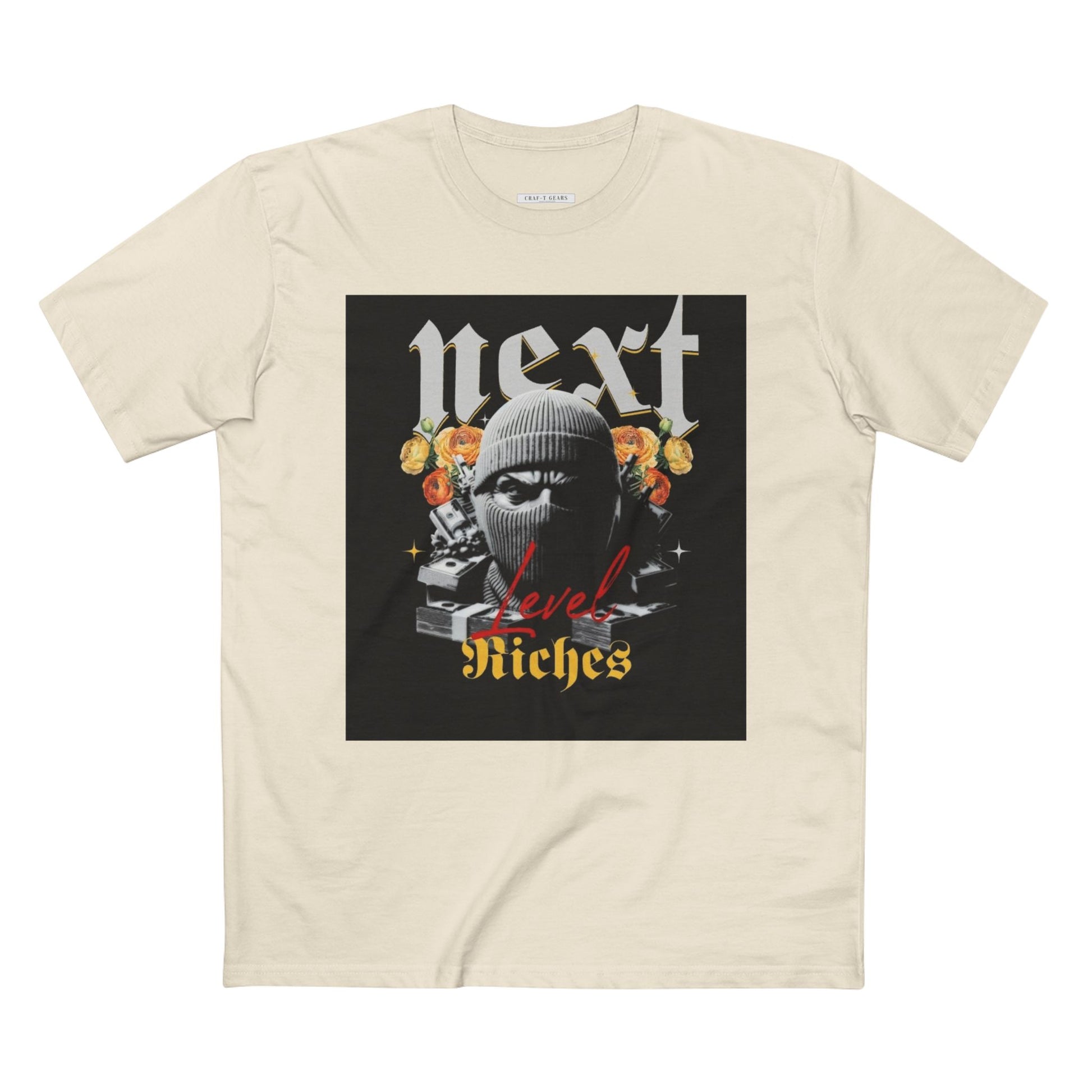 Next Level Riches Graphic Tee for Ambitious Men
