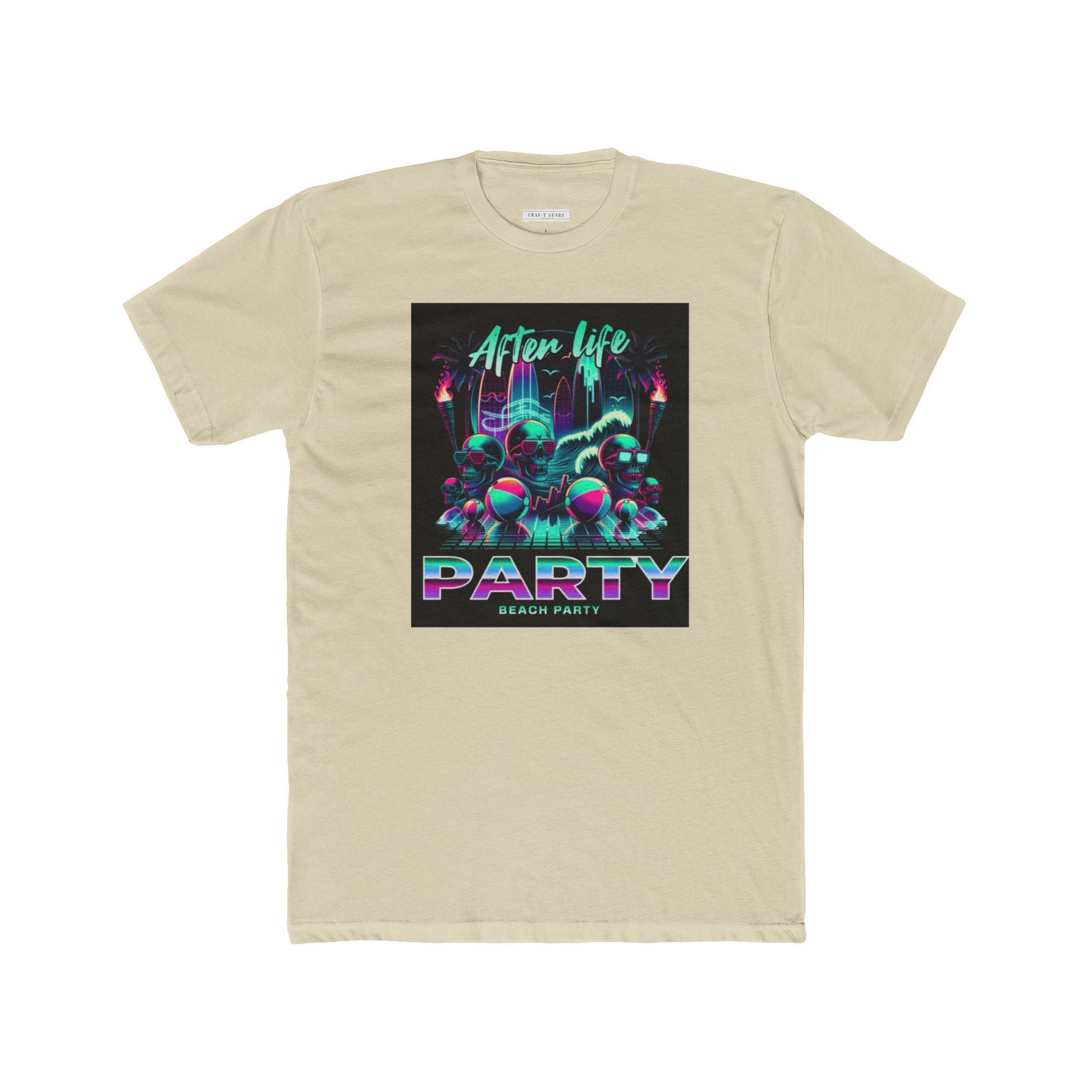 After Life Party Unisex Cotton Crew Tee - Perfect for Beach Celebrations