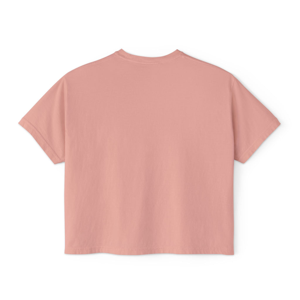 Graphic Boxy Tee - 'Grew On 2000s Era' Vintage Style Women's Top