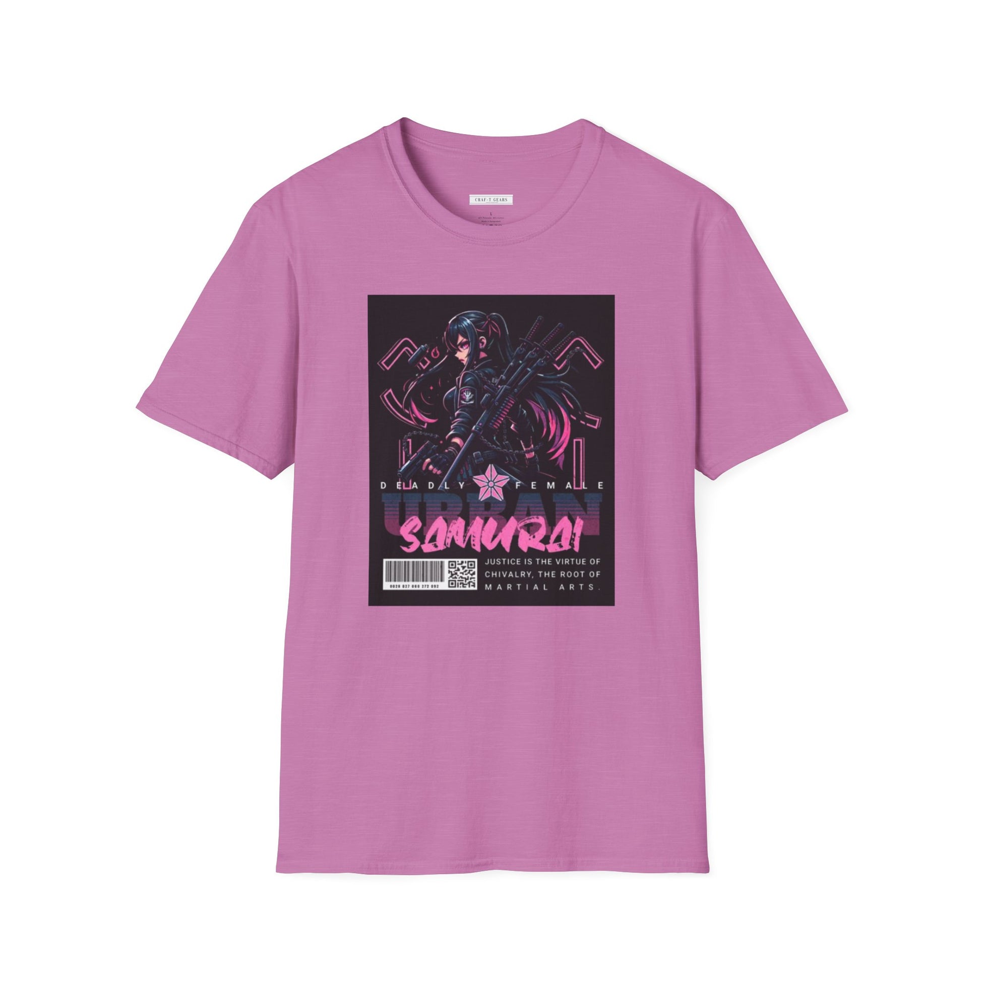 Samurai Vibe Women Softstyle T-Shirt - Perfect for Anime Lovers & Casual Wear