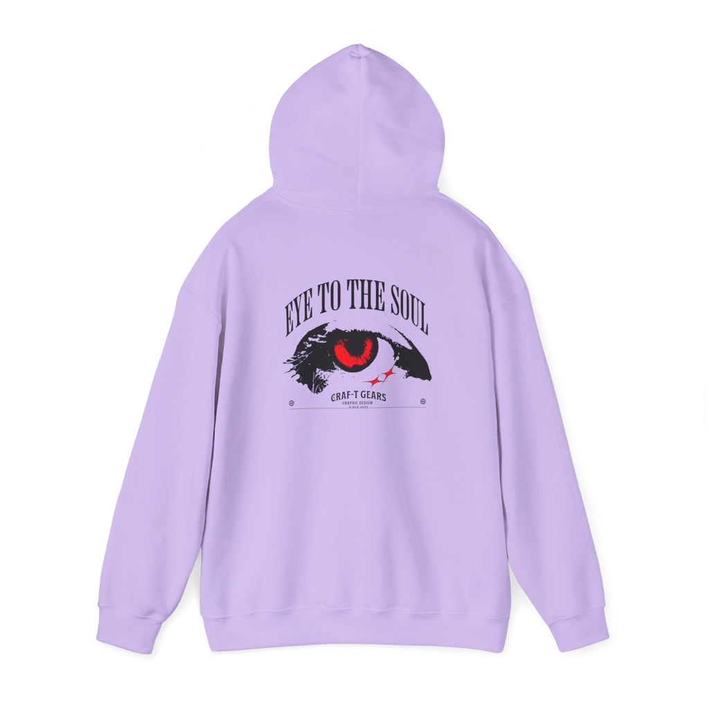 Men Heavy Blend™ Hooded Sweatshirt - 'The Eyes Tell a Story' Design