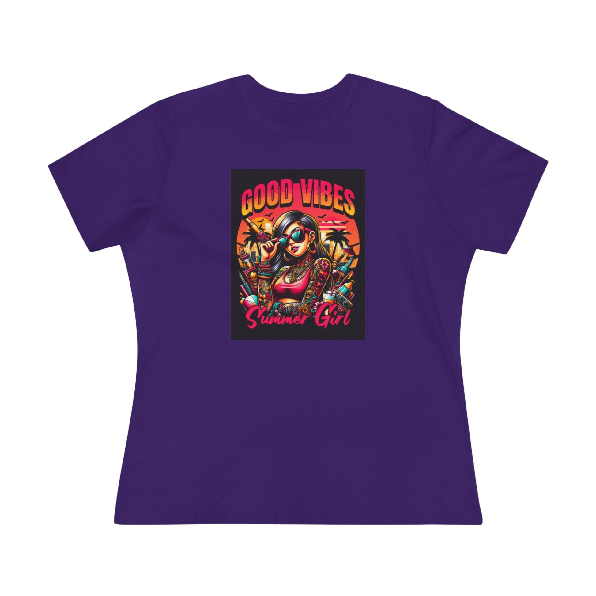Good Vibes Summer Girl Cotton Tee