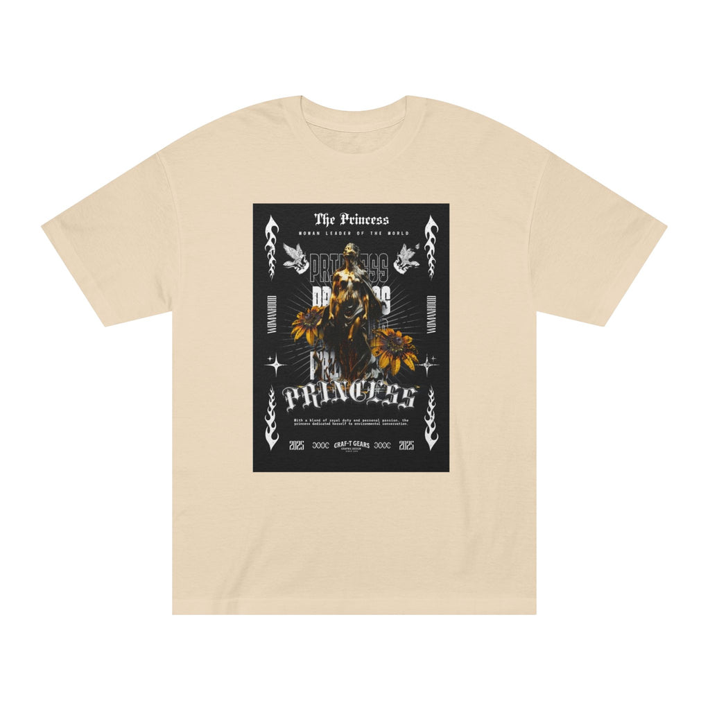 Princess Vintage Unisex Classic Tee - Floral Graphic T-Shirt