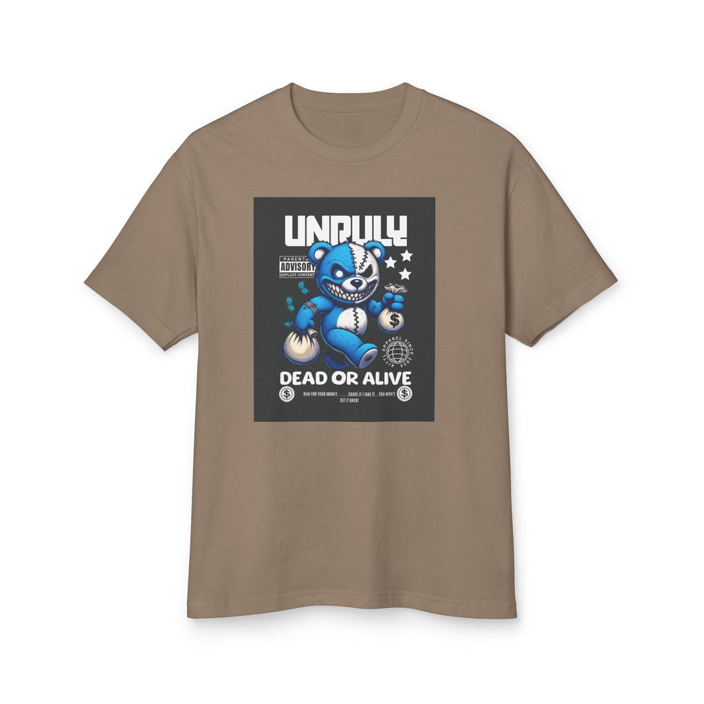 Male Graphic Tee - 'Unruly Dead or Alive' Design