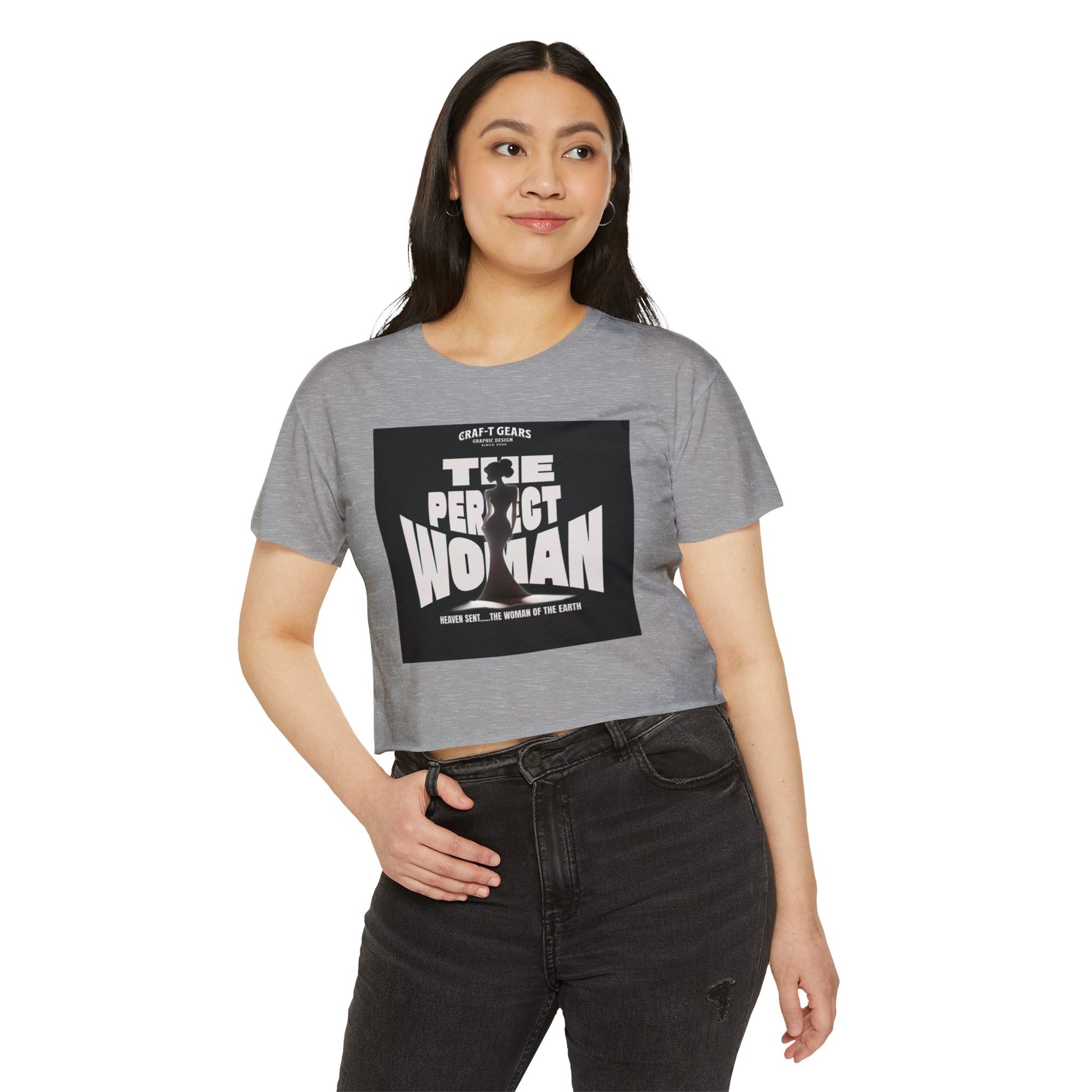 The Perfect Woman Festival Crop Top | Stylish Women's Apparel for Festivals & Celebrations