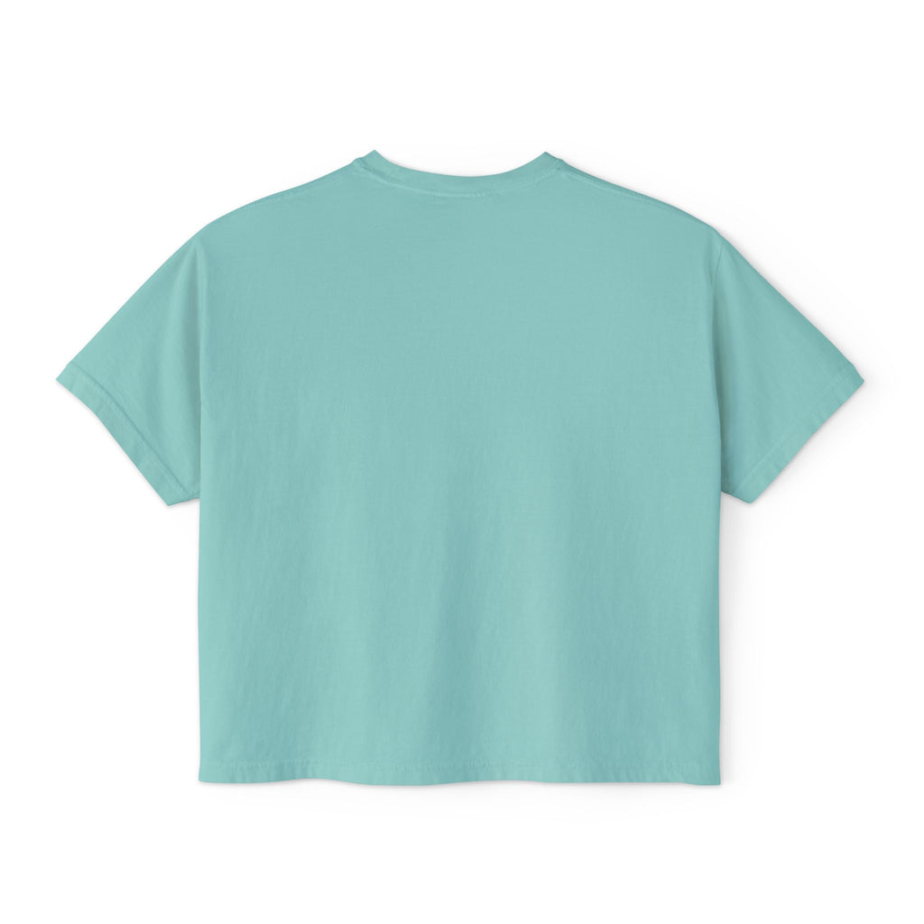 Graphic Boxy Tee - 'Grew On 2000s Era' Vintage Style Women's Top