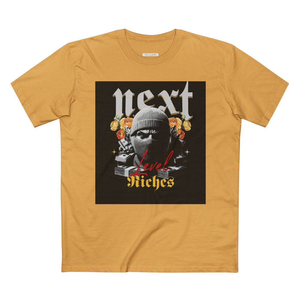 Next Level Riches Graphic Tee for Ambitious Men