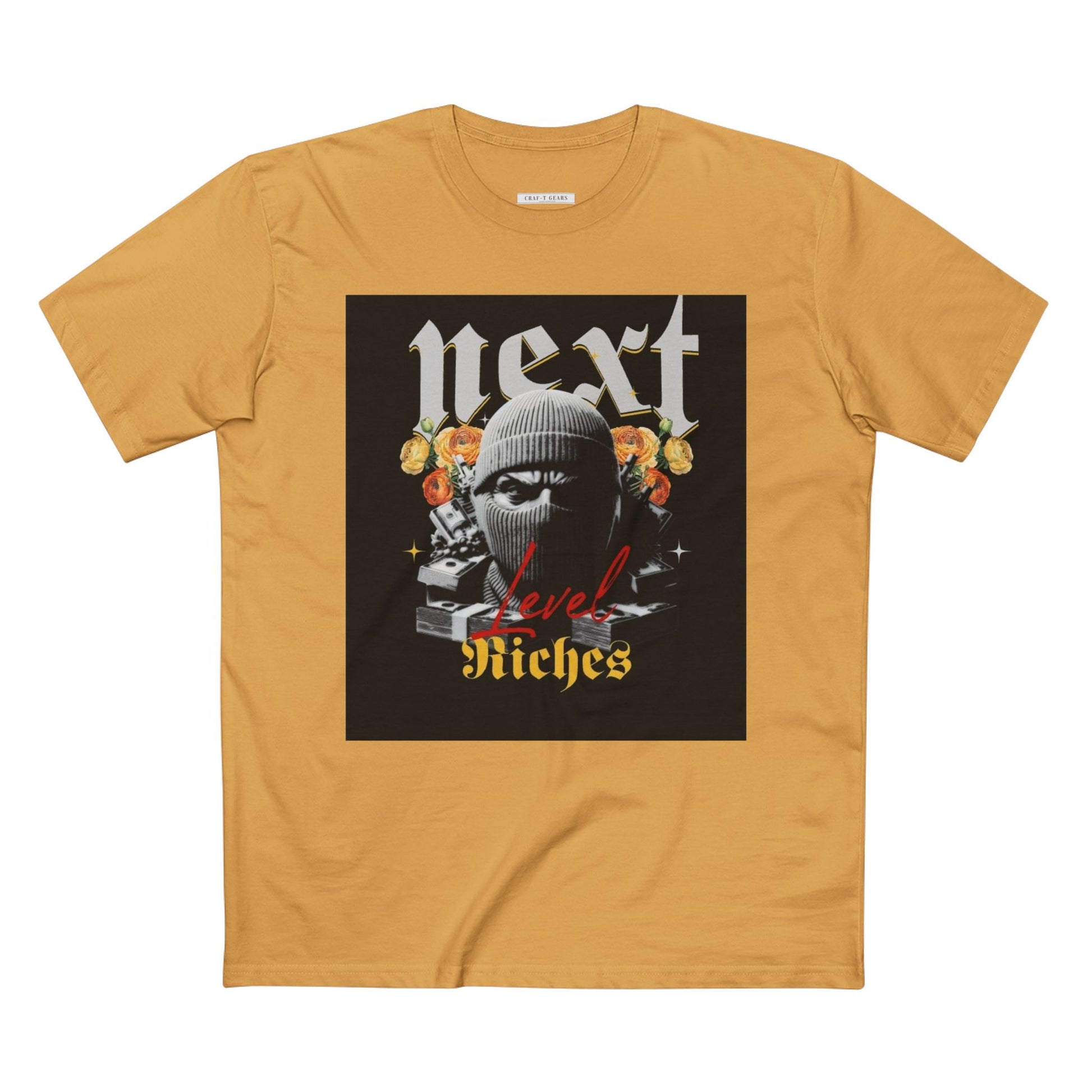 Next Level Riches Graphic Tee for Ambitious Men