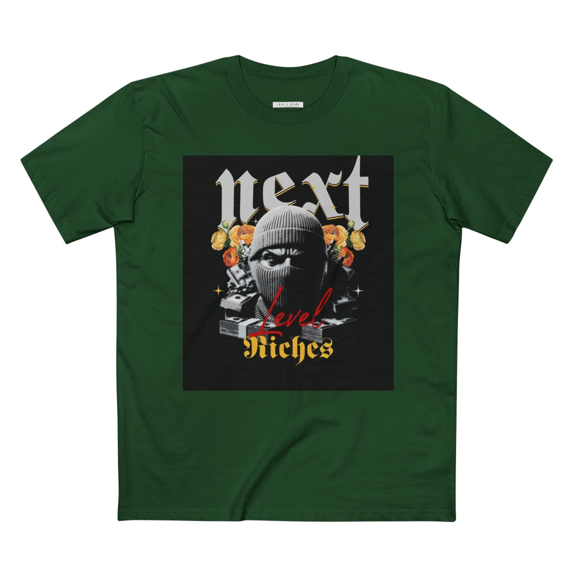 Next Level Riches Graphic Tee for Ambitious Men