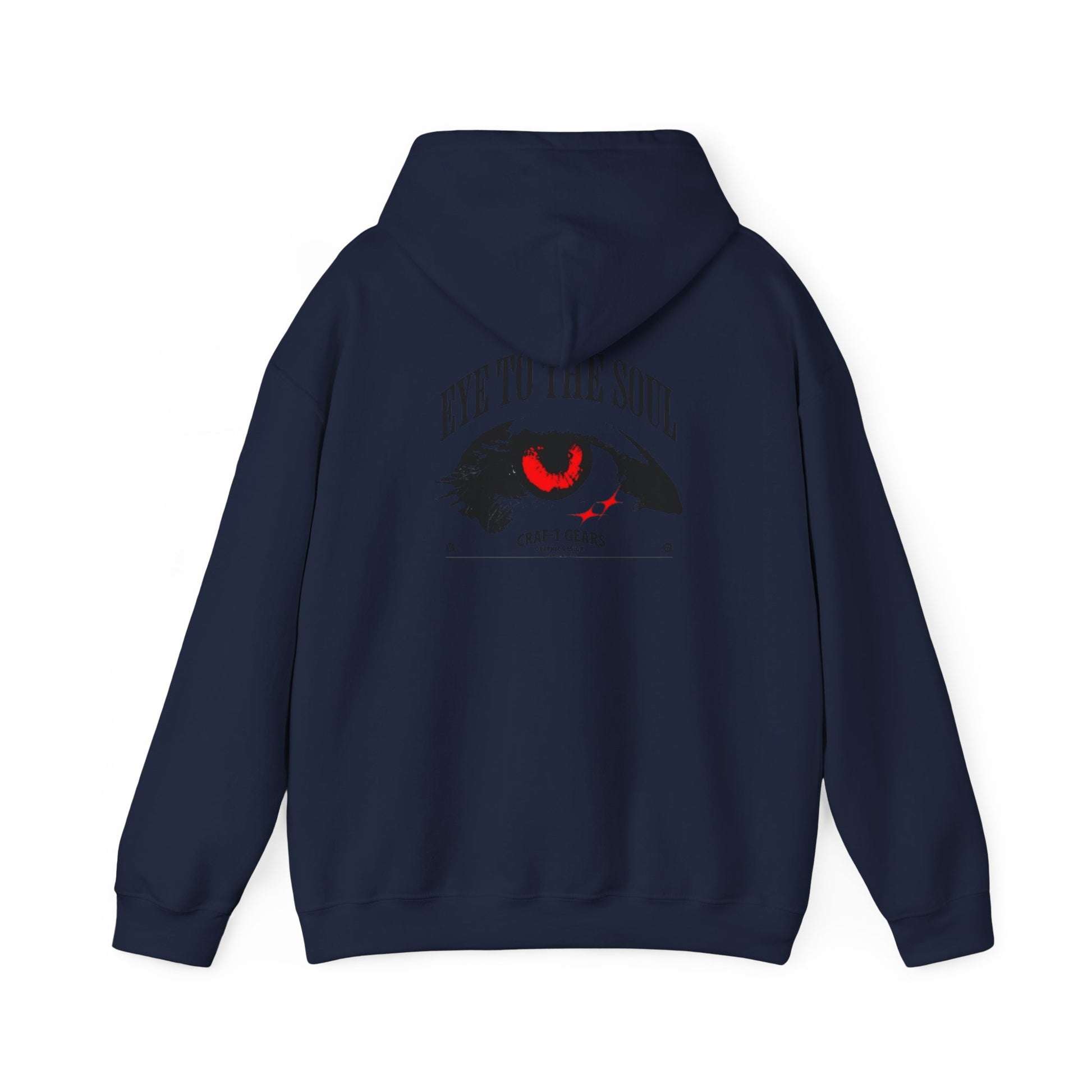 Men Heavy Blend™ Hooded Sweatshirt - 'The Eyes Tell a Story' Design