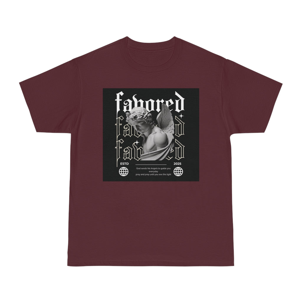 Favored Male Graphic T-Shirt - Stylish and Inspirational Apparel