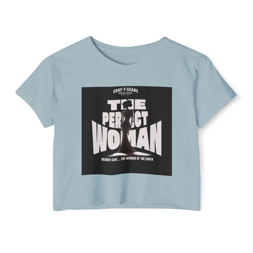The Perfect Woman Festival Crop Top | Stylish Women's Apparel for Festivals & Celebrations