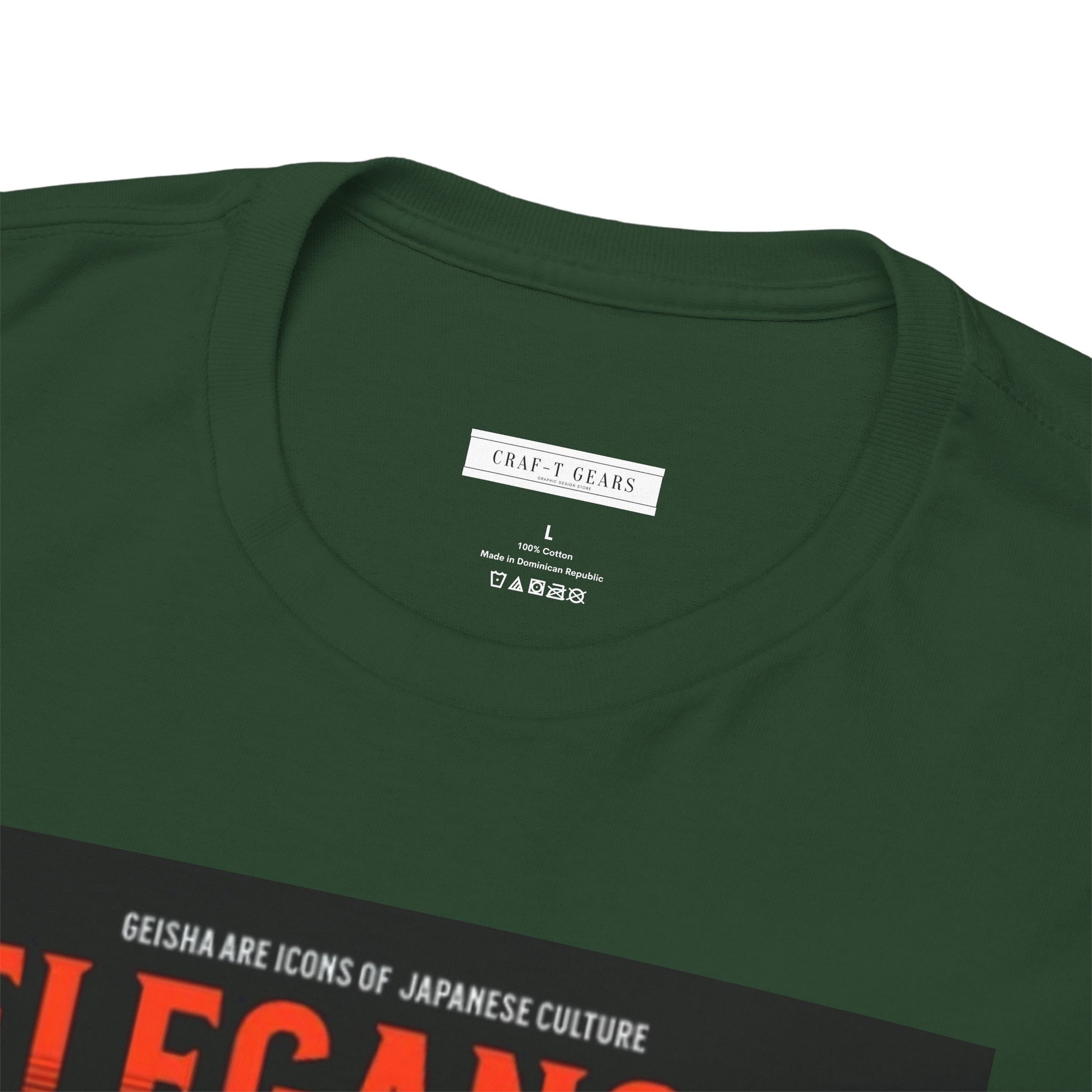 Women Heavy Cotton Tee - Japanese Elegance Graphic Shirt