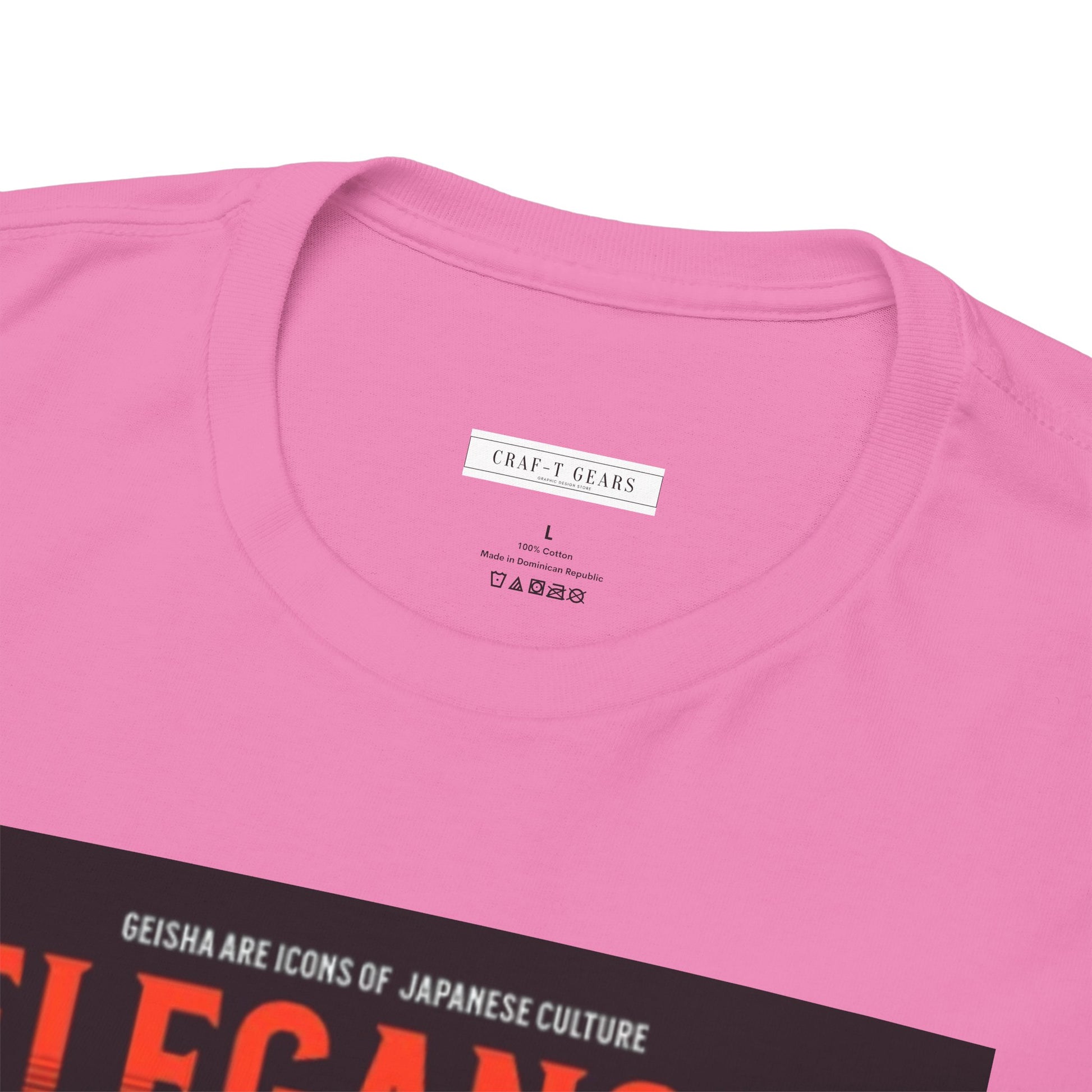 Women Heavy Cotton Tee - Japanese Elegance Graphic Shirt