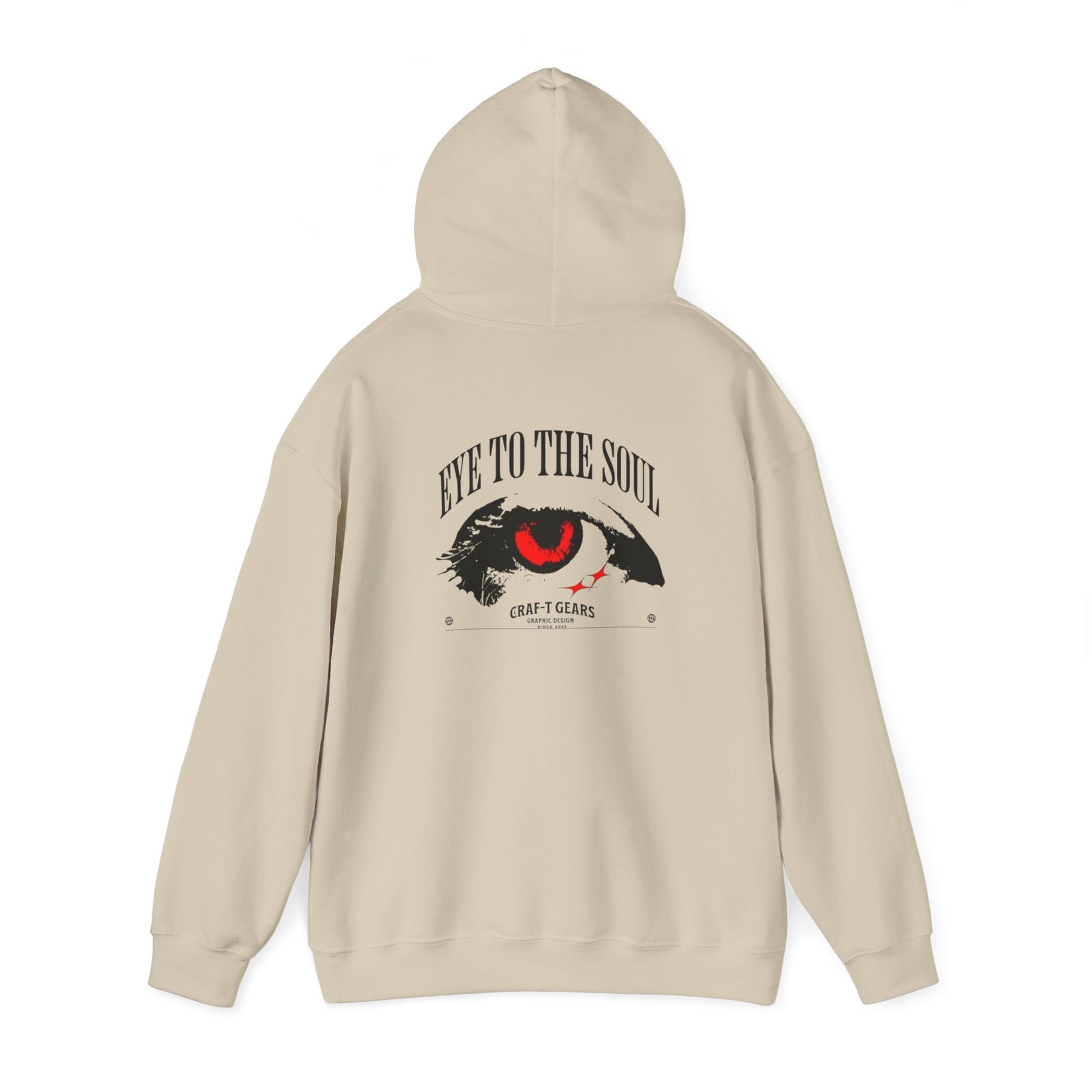 Men Heavy Blend™ Hooded Sweatshirt - 'The Eyes Tell a Story' Design