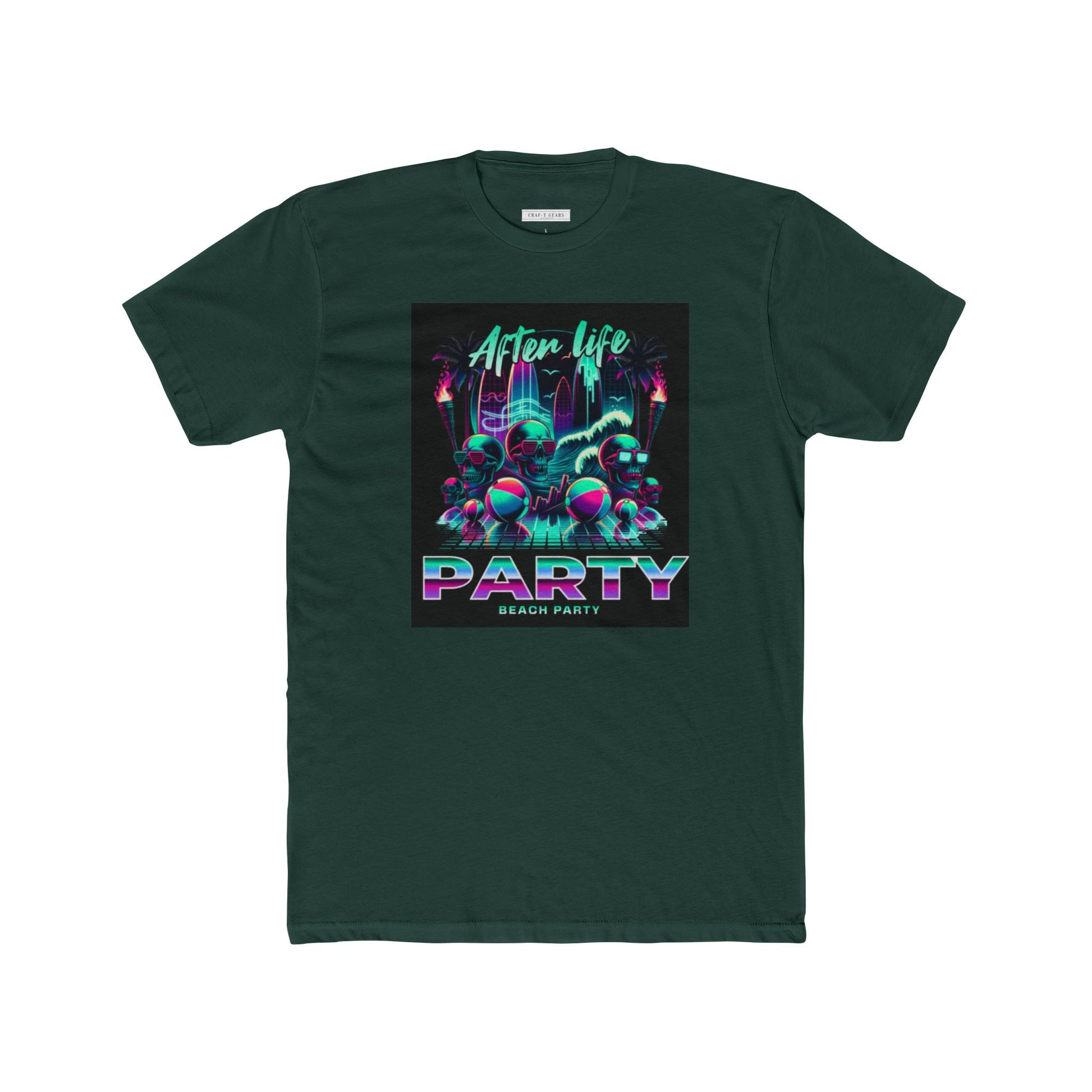 After Life Party Unisex Cotton Crew Tee - Perfect for Beach Celebrations