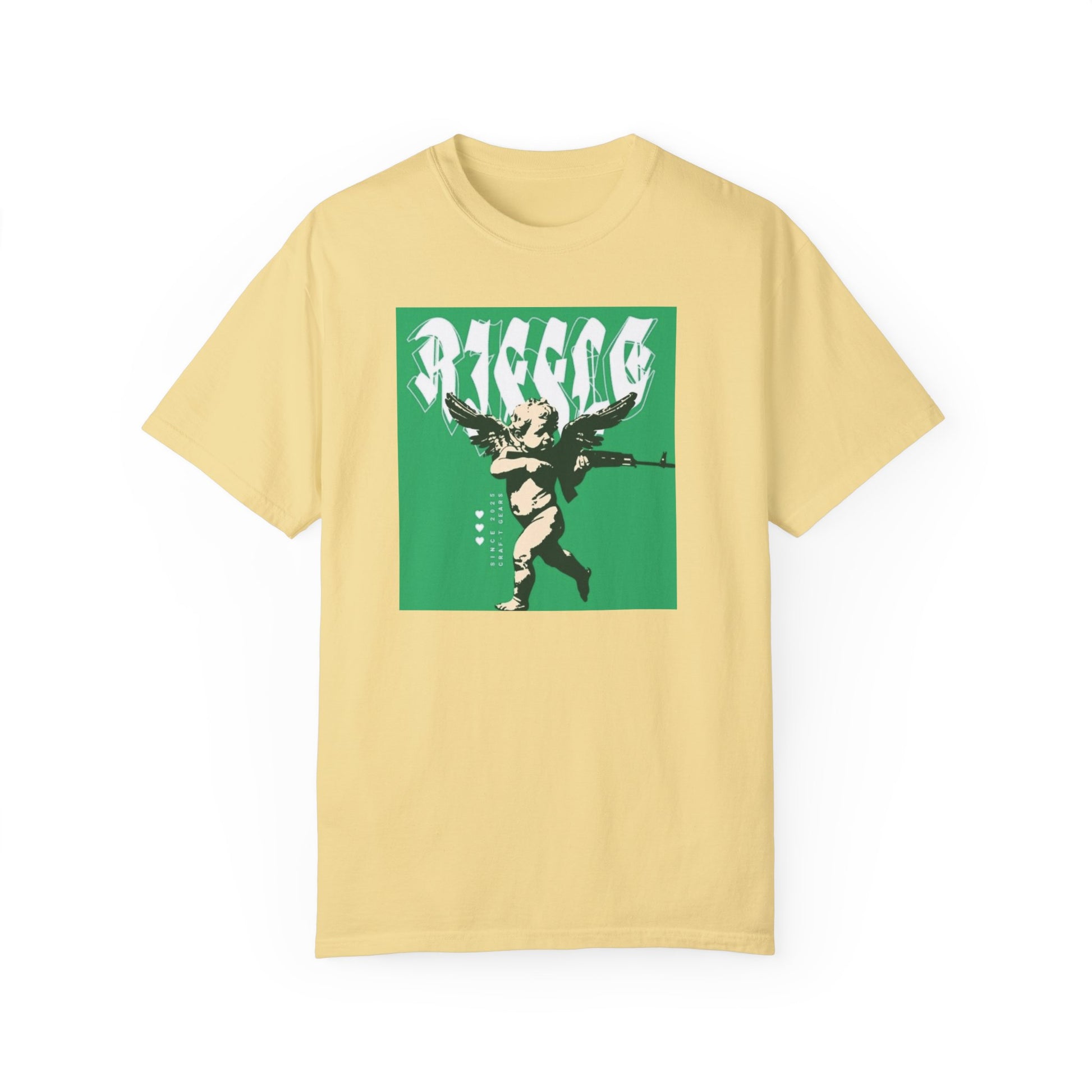 Male Outting Riffle T-Shirt - Vintage Style Graphic Tee with Bold Design