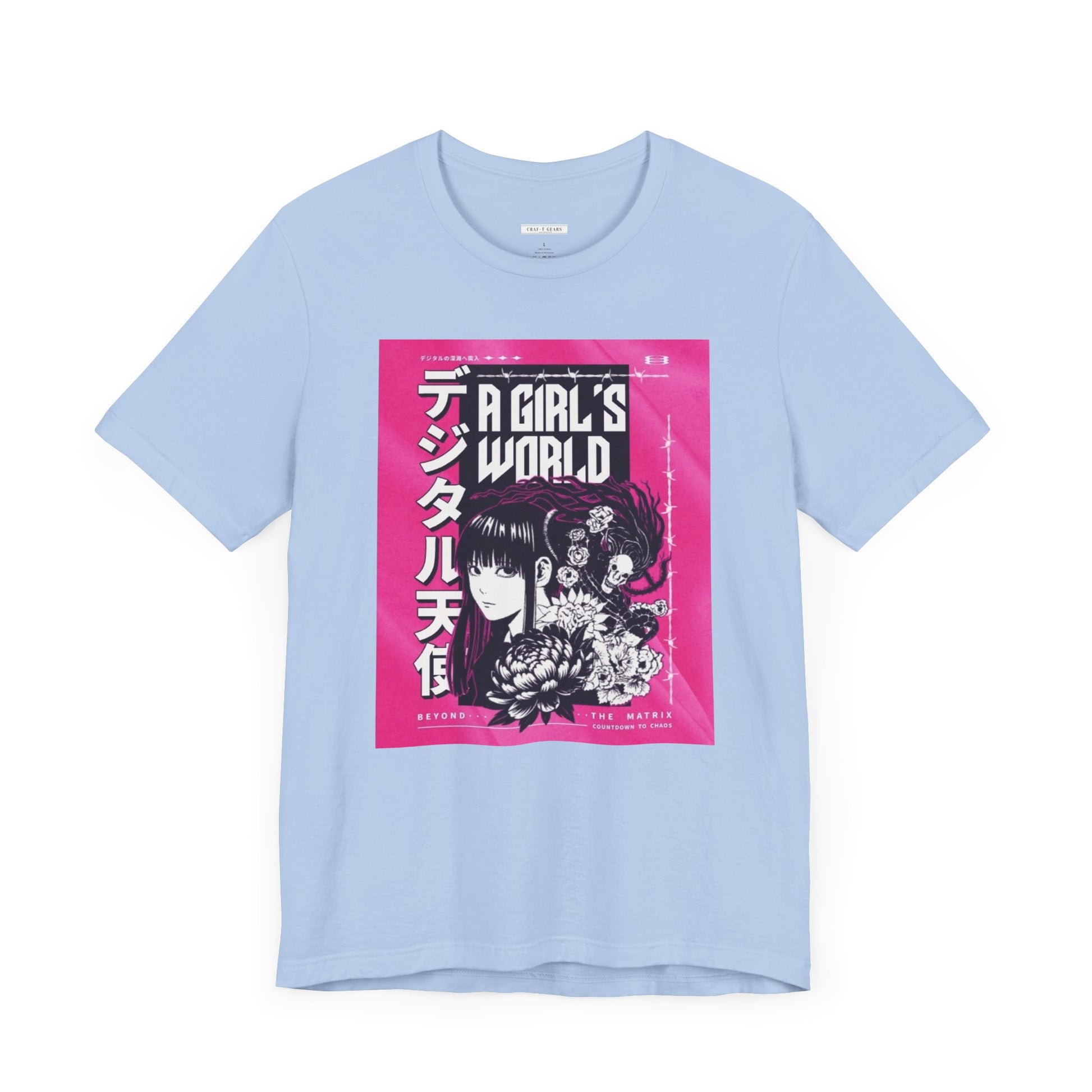 A Girl's World Graphic Tee - Women Short Sleeve T-Shirt