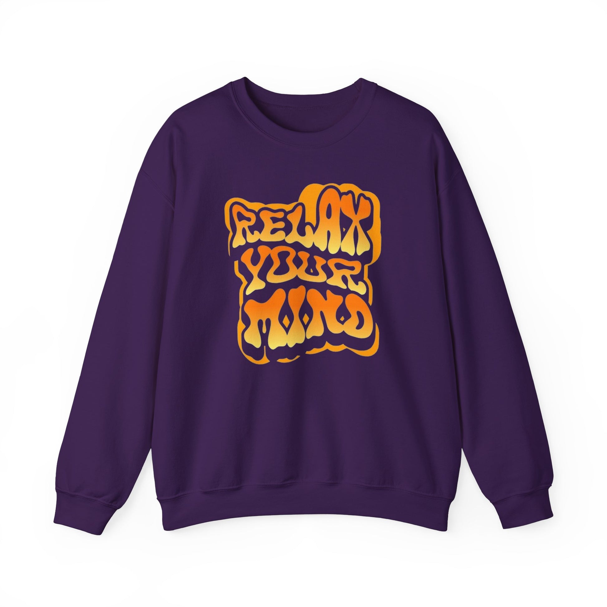 Retro Relax Your Mind Crewneck Sweatshirt | Cozy Unisex Graphic Sweater