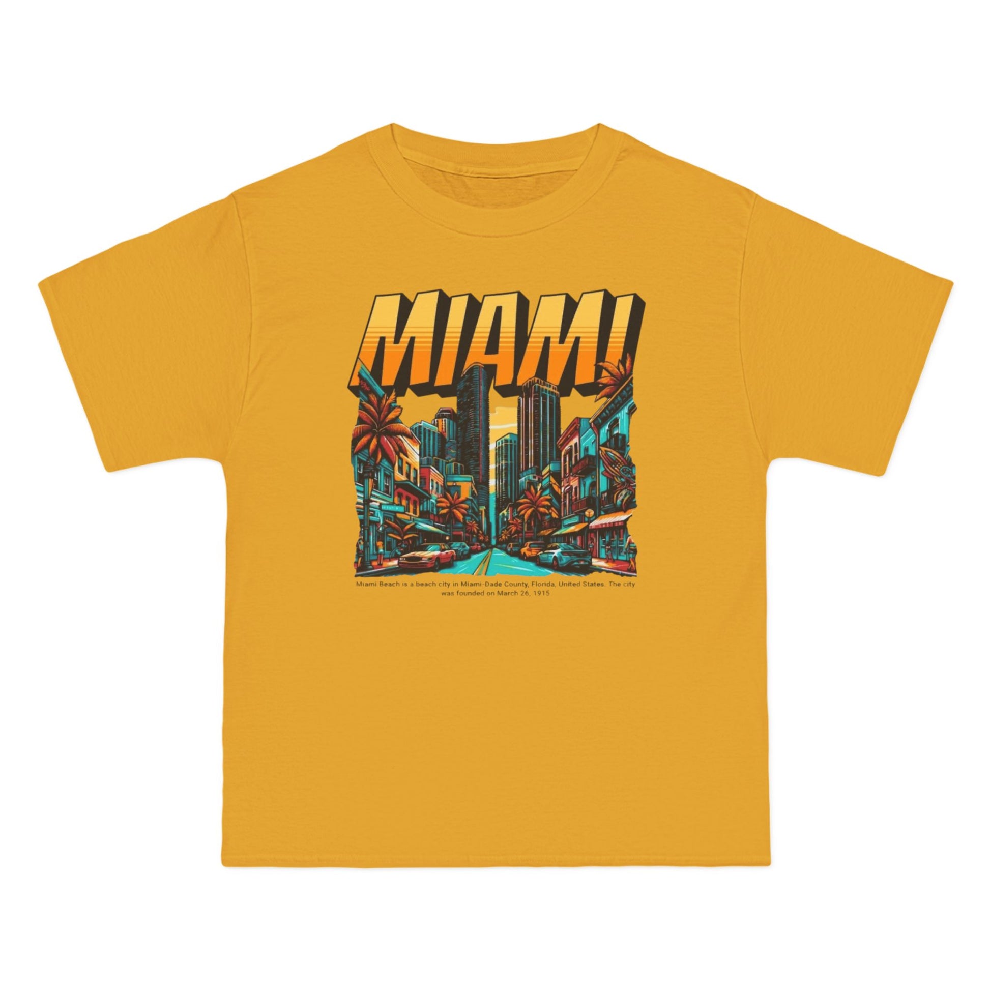 Miami Vintage Graphic T-Shirt - Perfect for Summer Adventures