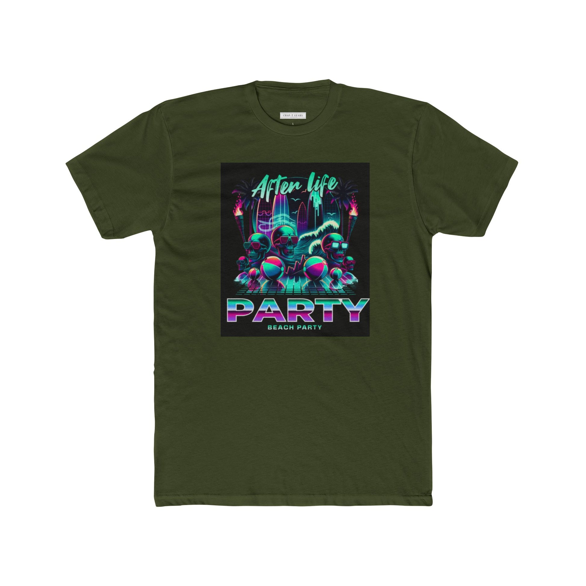 After Life Party Unisex Cotton Crew Tee - Perfect for Beach Celebrations