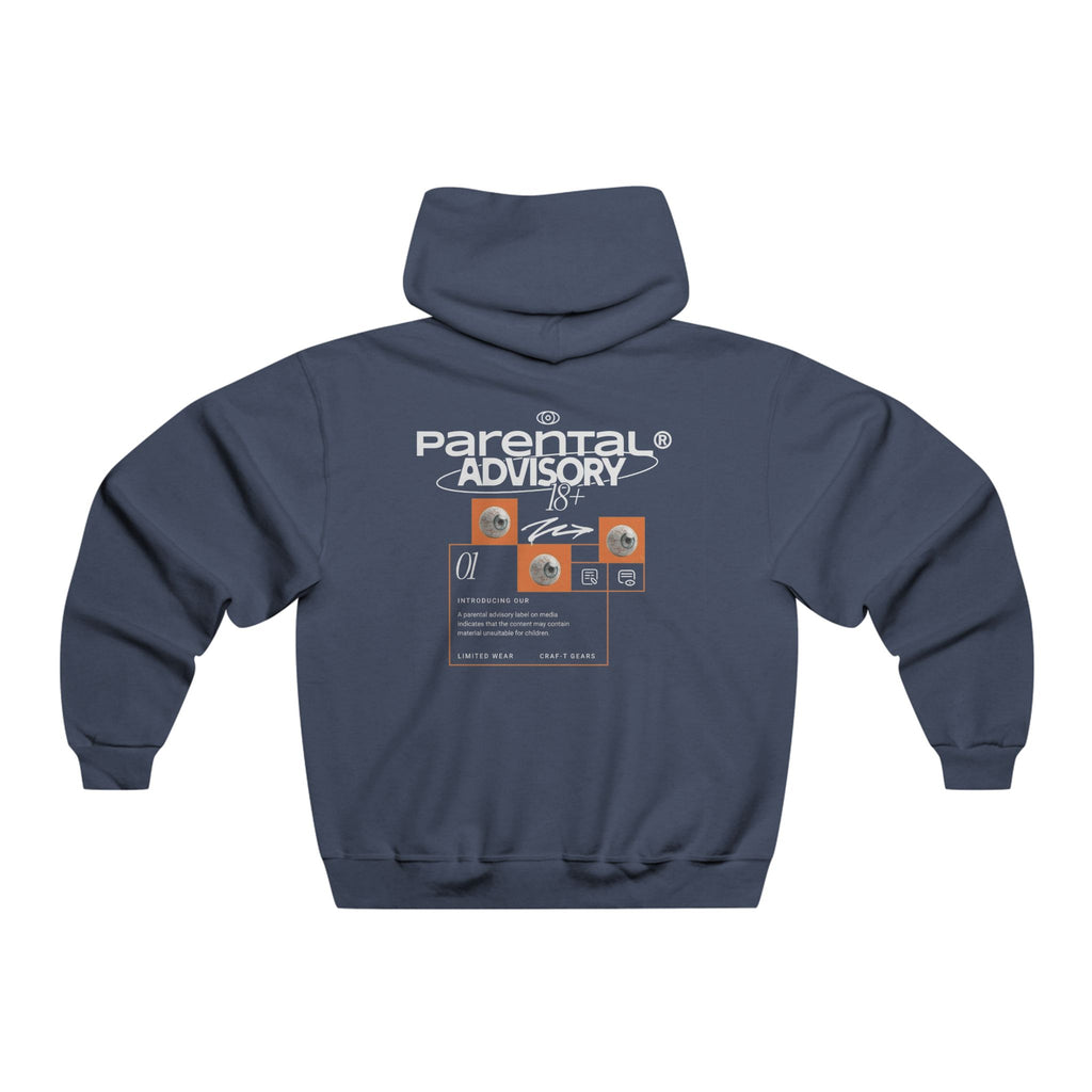 Men's Parental Advisory Hoodie - Streetwear Casual Sweatshirt