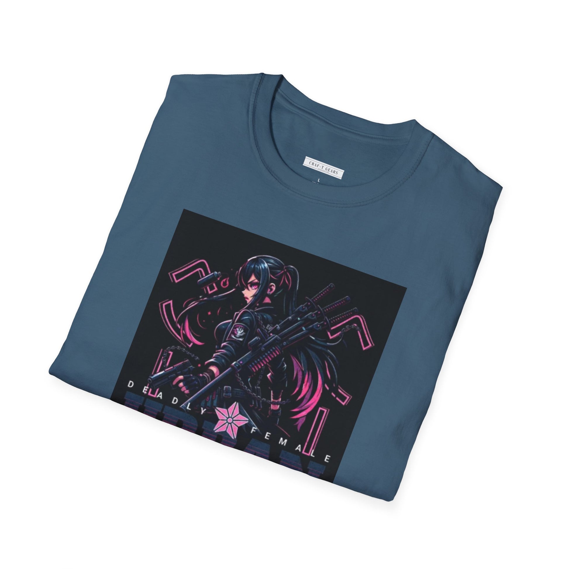 Samurai Vibe Women Softstyle T-Shirt - Perfect for Anime Lovers & Casual Wear