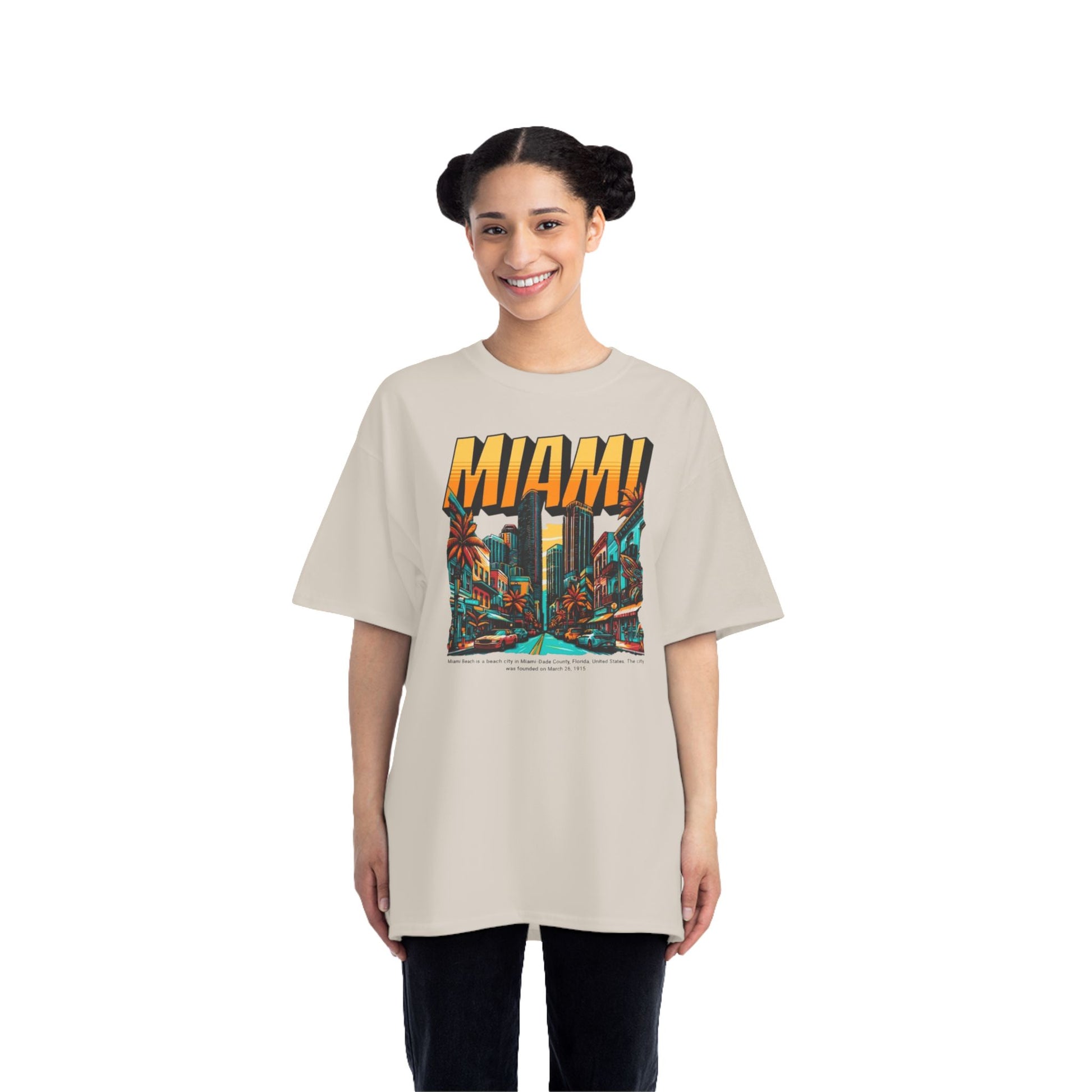 Miami Vintage Graphic T-Shirt - Perfect for Summer Adventures