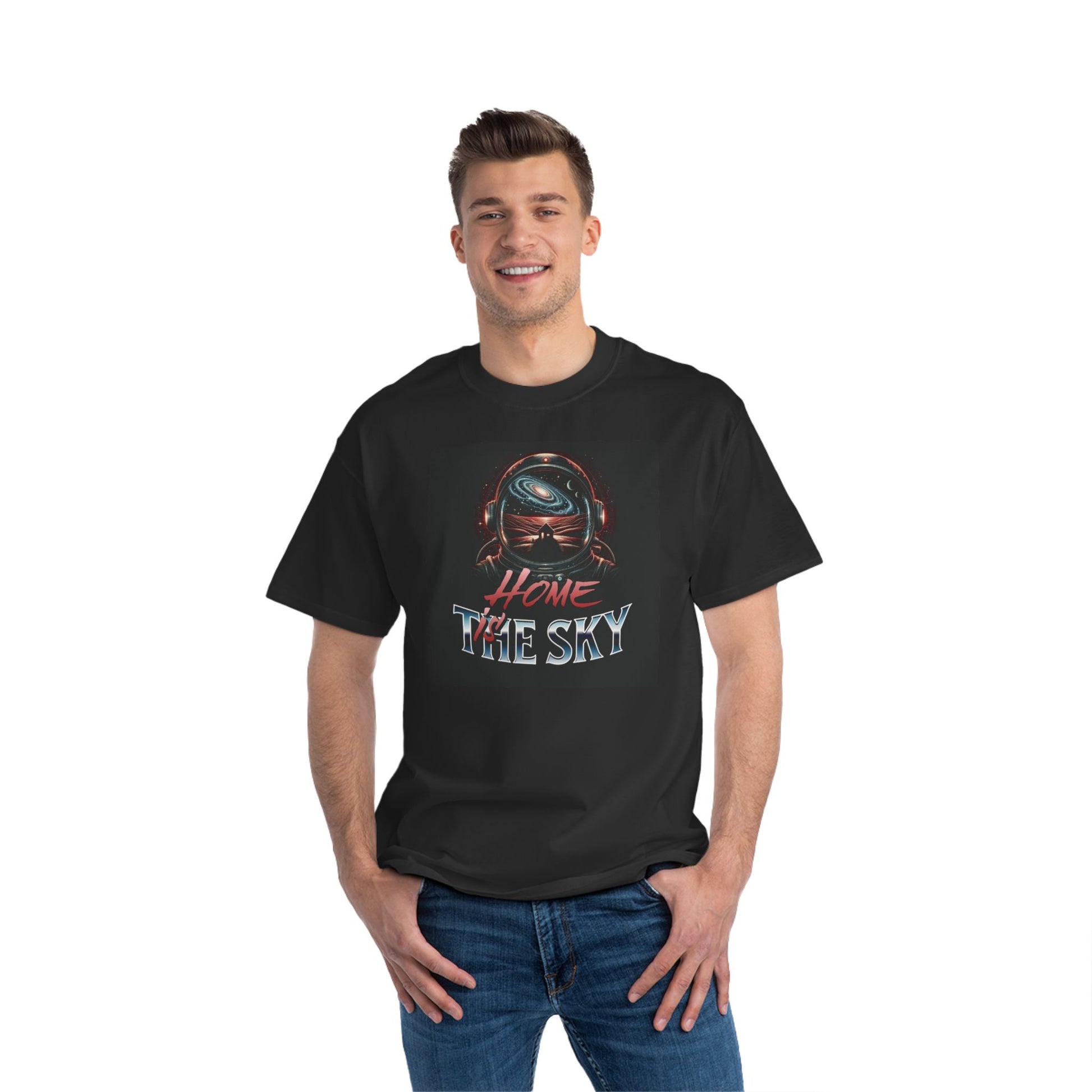 Home in the Sky Graphic Tee - Beefy-T® Short Sleeve T-Shirt
