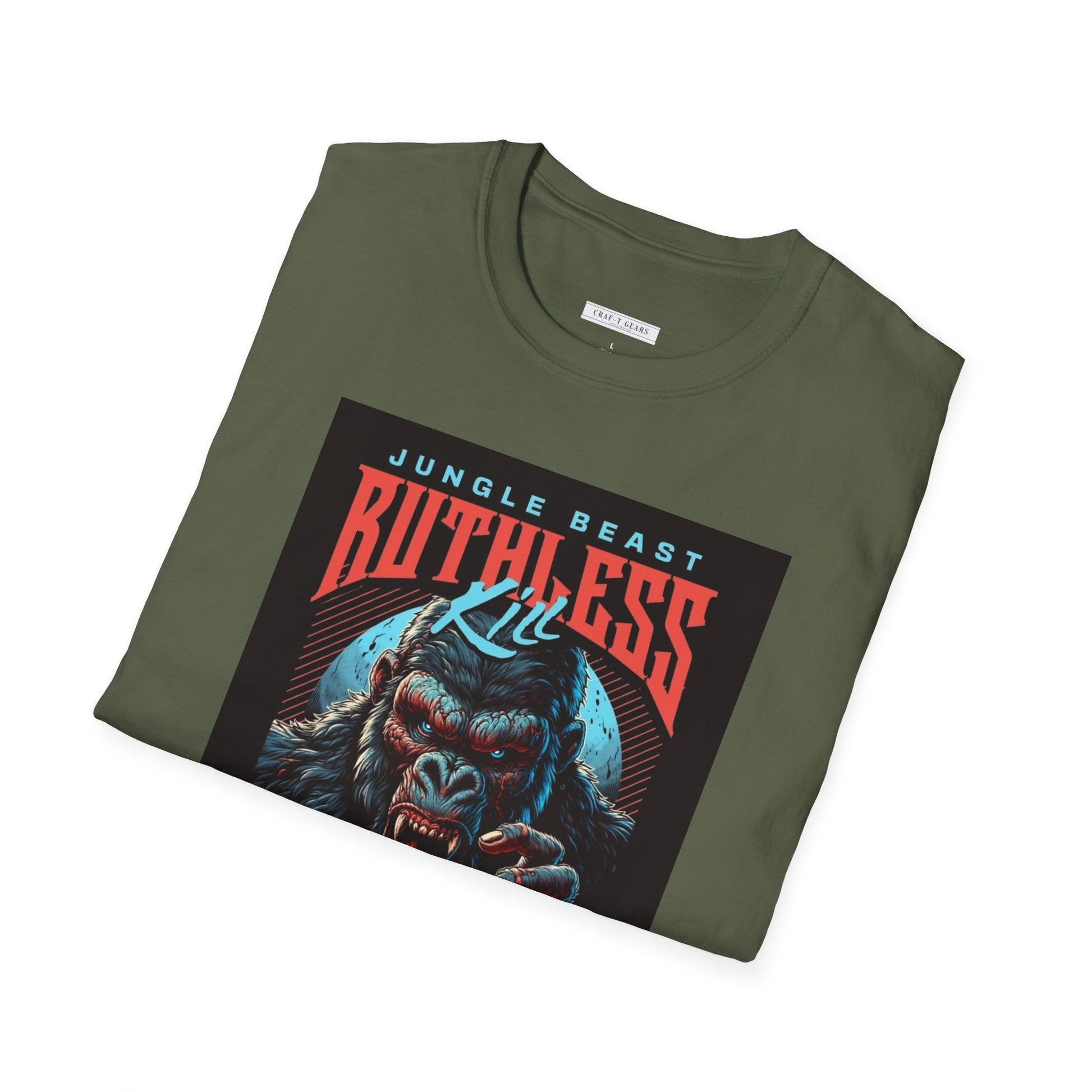 Jungle Beast Graphic T-Shirt - Ruthless Kill Design
