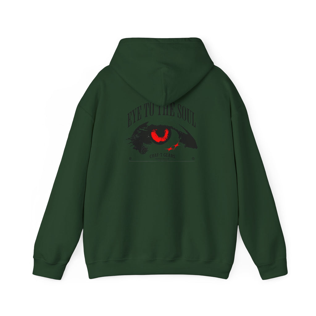 Men Heavy Blend™ Hooded Sweatshirt - 'The Eyes Tell a Story' Design