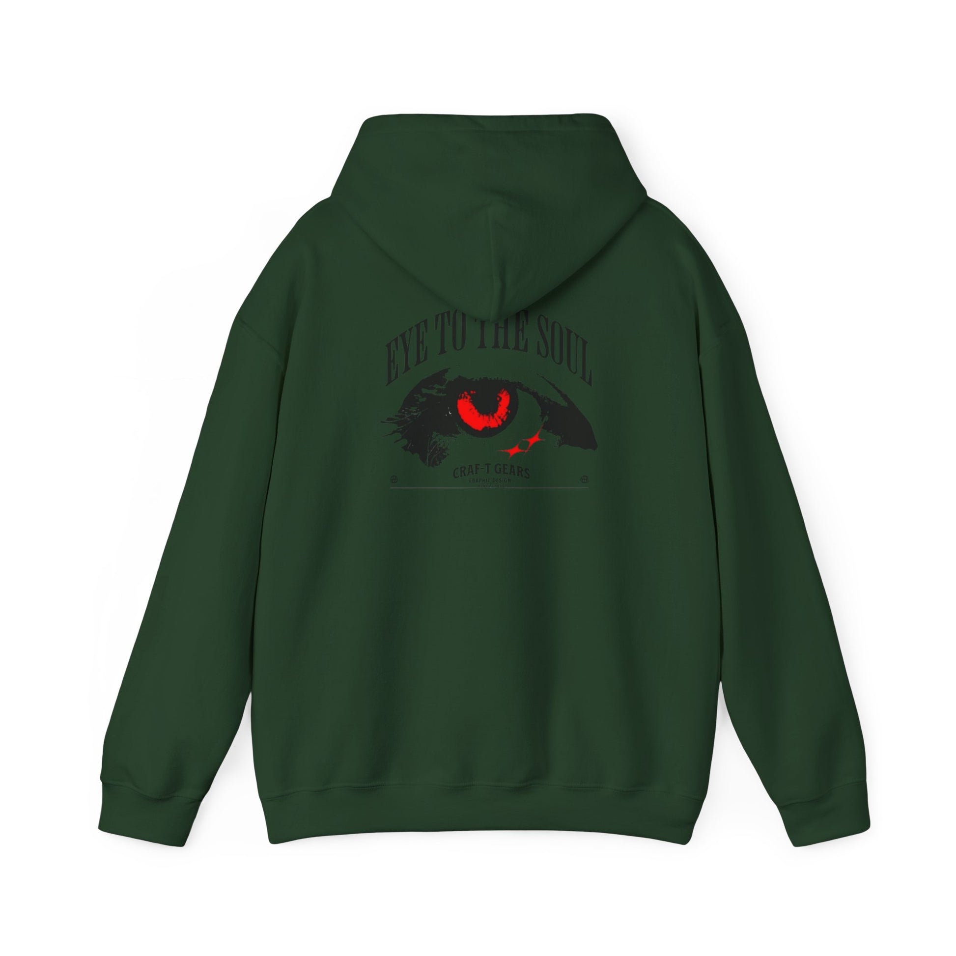 Men Heavy Blend™ Hooded Sweatshirt - 'The Eyes Tell a Story' Design
