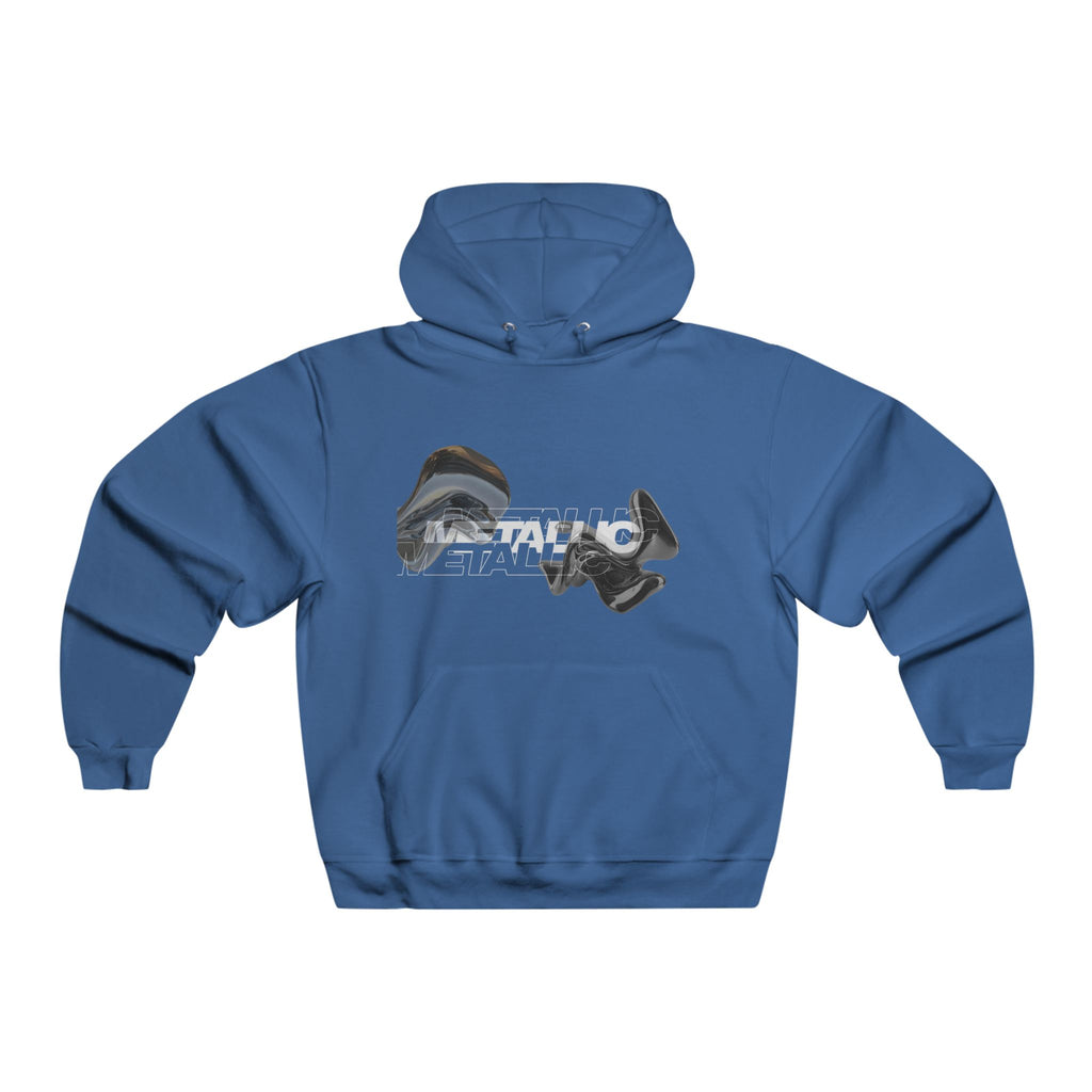 Streetwear Metallic Graphic Hoodie for Trendsetters