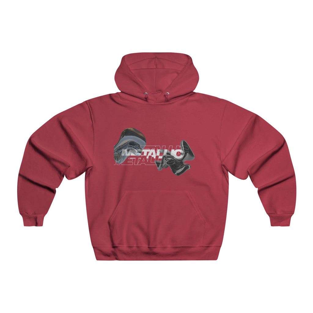 Streetwear Metallic Graphic Hoodie for Trendsetters