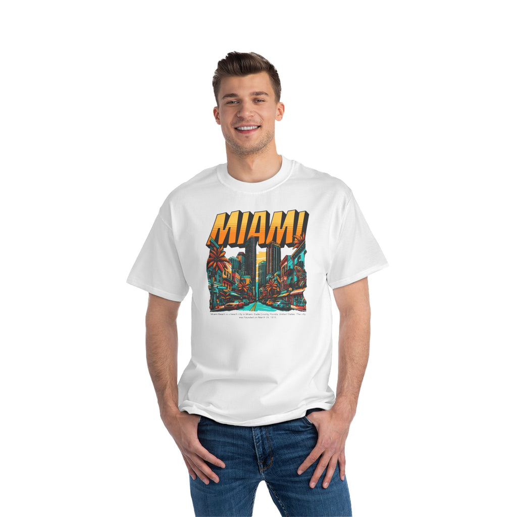 Miami Vintage Graphic T-Shirt - Perfect for Summer Adventures