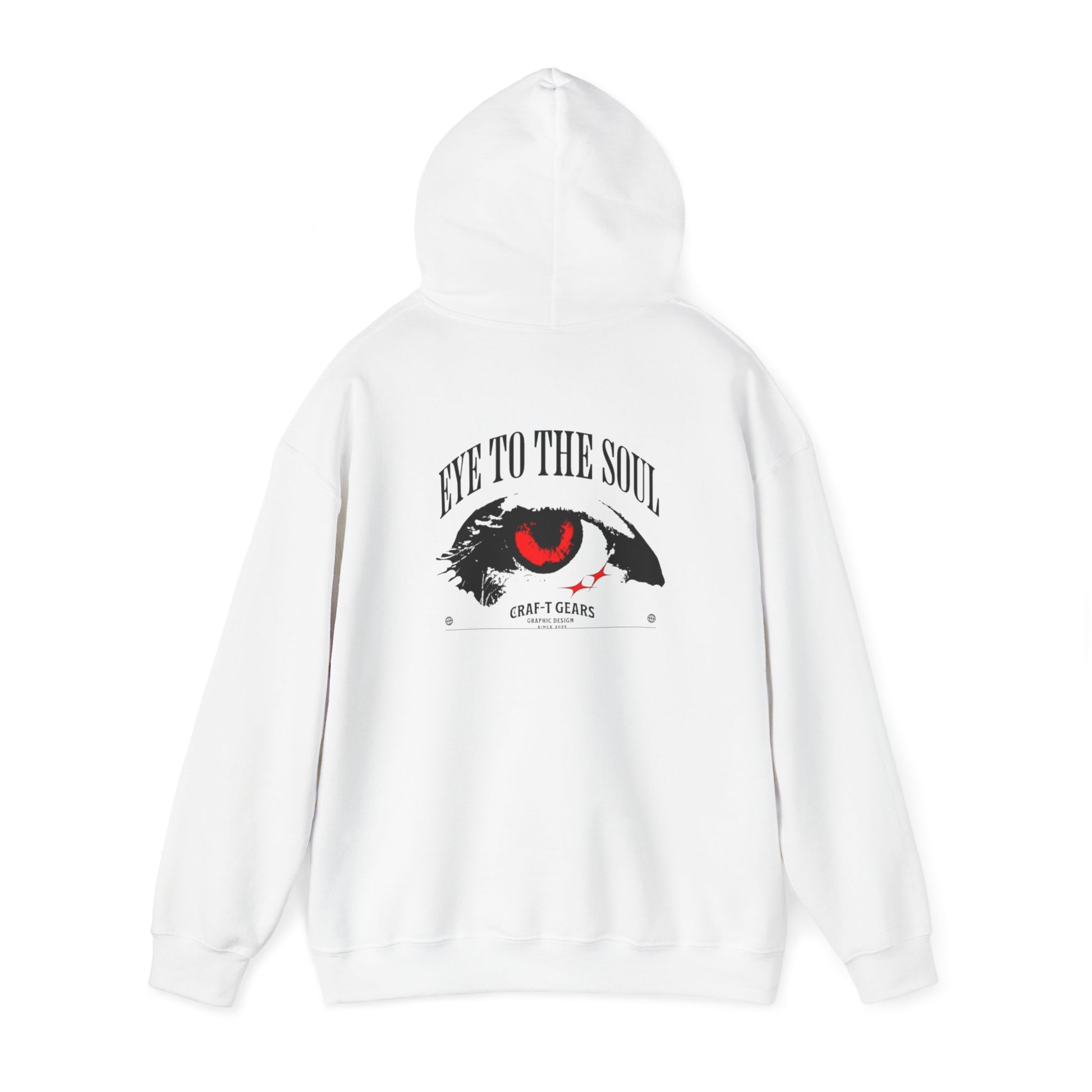 Men Heavy Blend™ Hooded Sweatshirt - 'The Eyes Tell a Story' Design