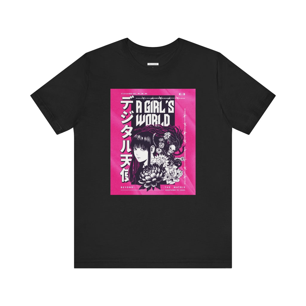 A Girl's World Graphic Tee - Women Short Sleeve T-Shirt