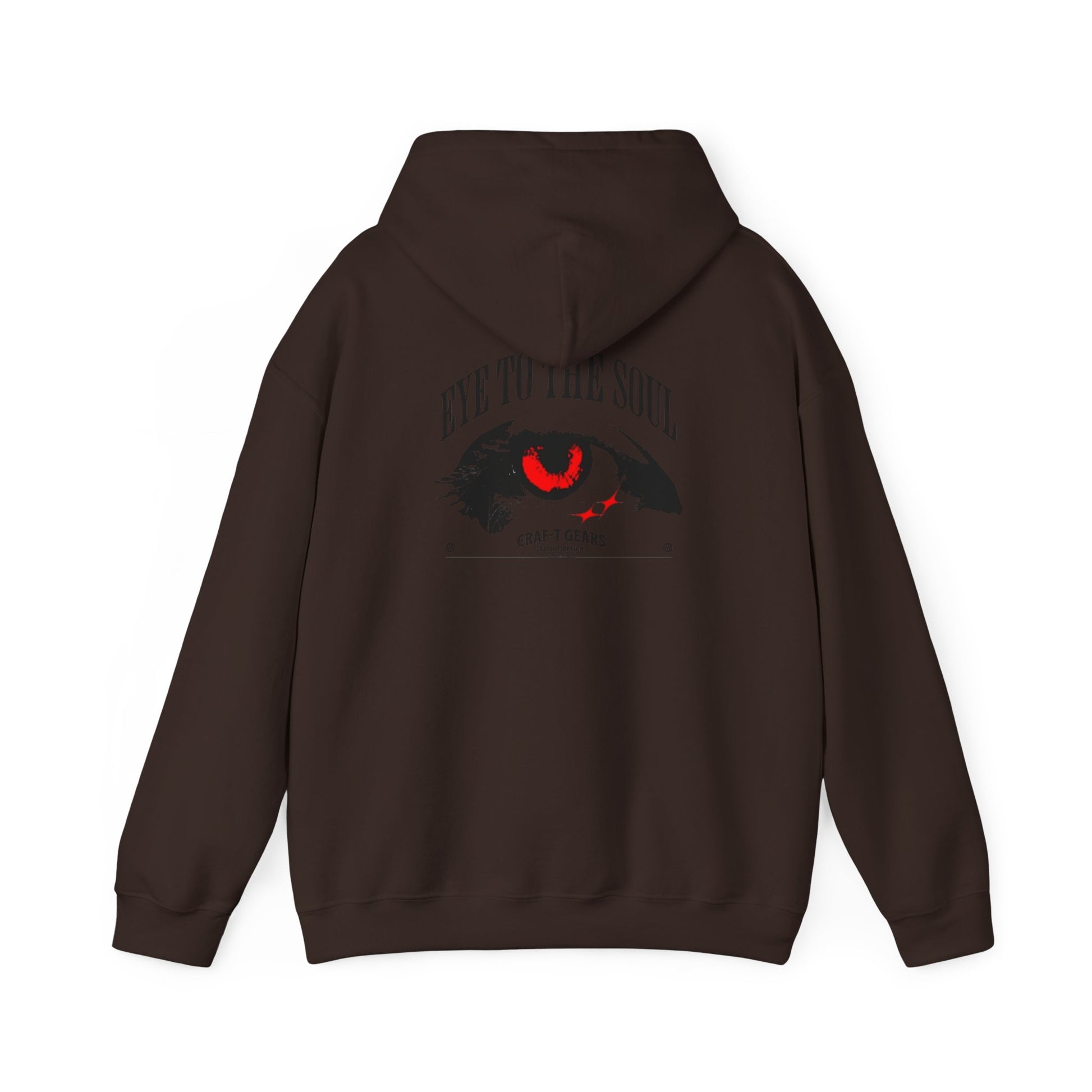 Men Heavy Blend™ Hooded Sweatshirt - 'The Eyes Tell a Story' Design