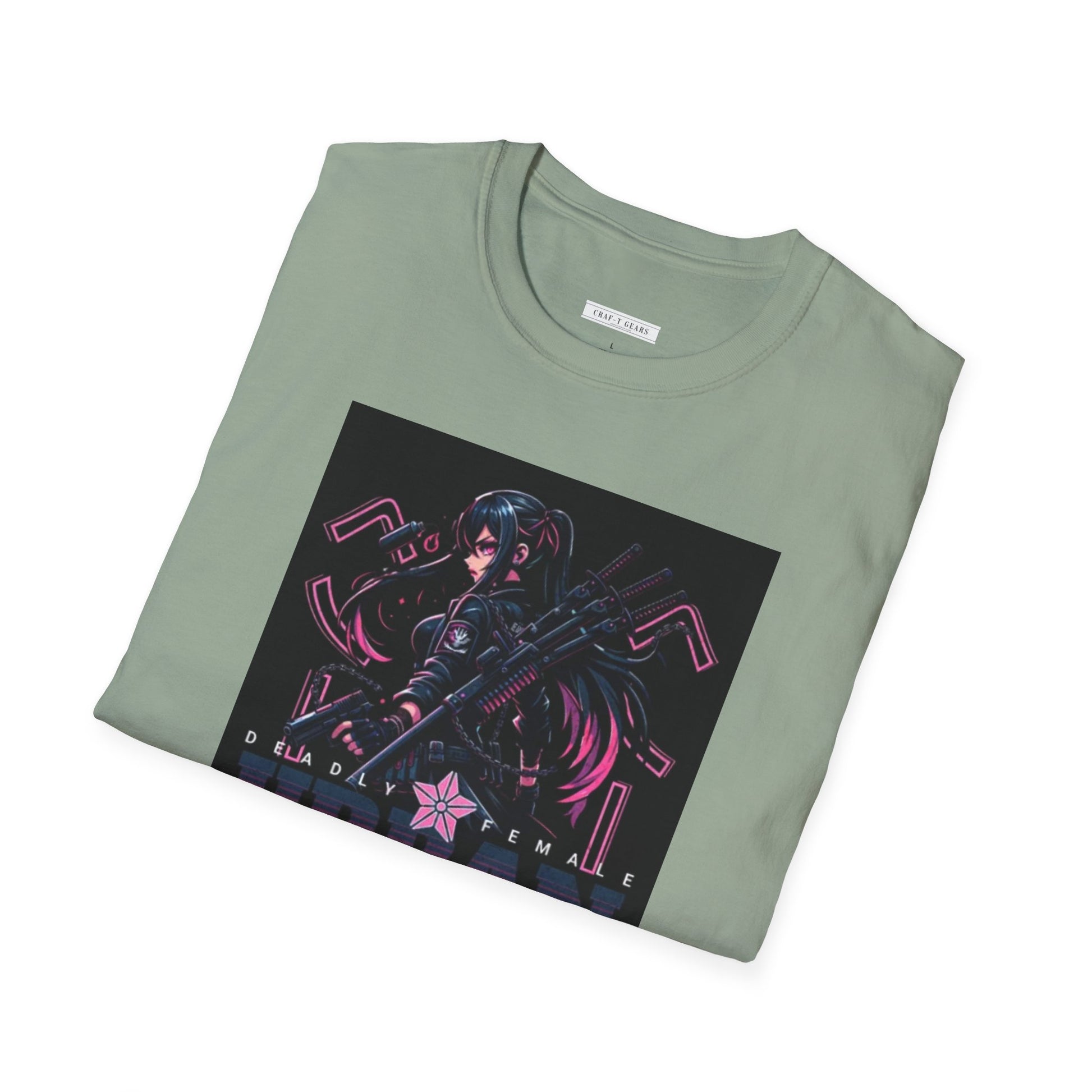 Samurai Vibe Women Softstyle T-Shirt - Perfect for Anime Lovers & Casual Wear