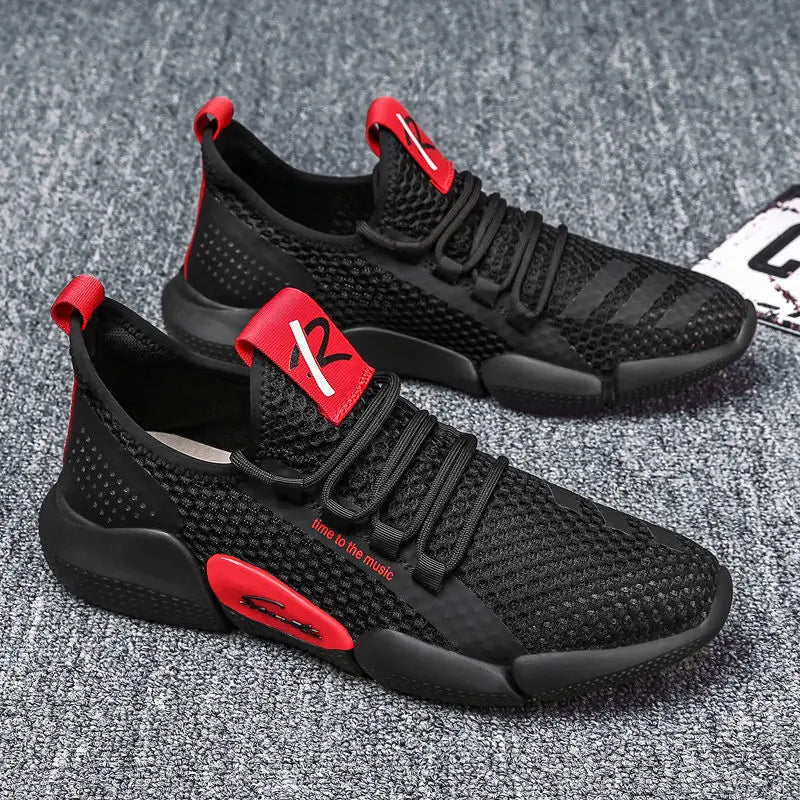 Men's Shoes Summer Trendy Fashion Lightweight Comfortable Running Casual Cut-out Men's Shoes Summer Sneakers кроссовки мужские