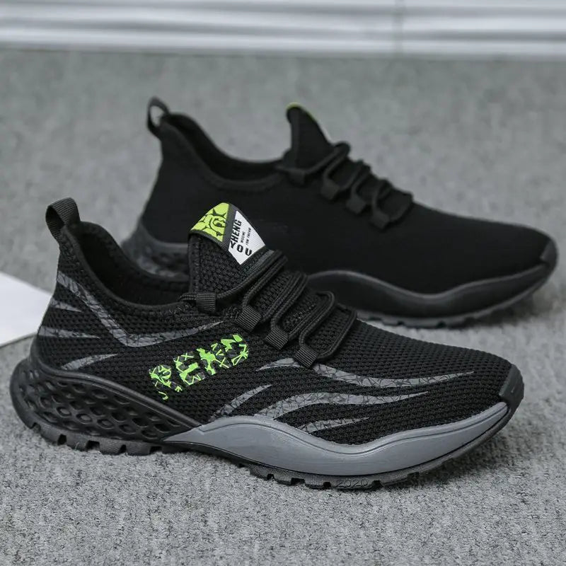 Men's Shoes Summer Trendy Fashion Lightweight Comfortable Running Casual Cut-out Men's Shoes Summer Sneakers кроссовки мужские