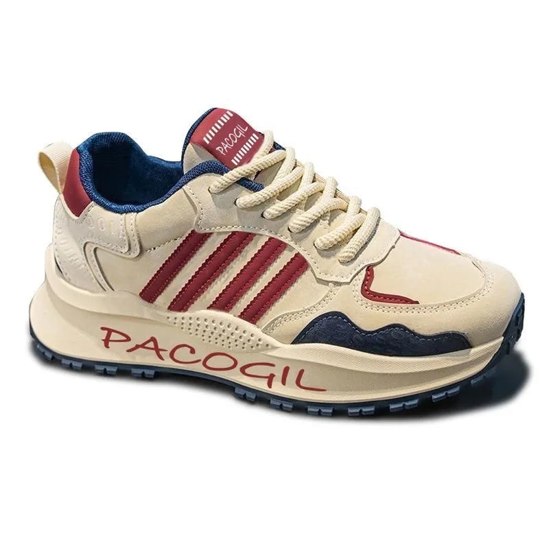 men's shoes versatile all seasons fashionable thick-soled lightweight comfortable dad shoes casual sports running trendy shoes